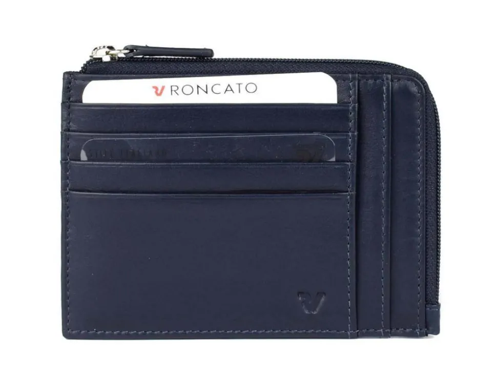 Cheap Roncato Portadocumenti piatto con zip Pascal 2907 Blu