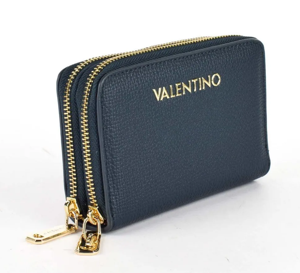 Clearance Valentino Bags Portafoglio donna 2 zip Stereo RE Blu