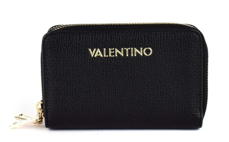 Shop Valentino Bags Portafoglio donna 2 zip Stereo RE Nero