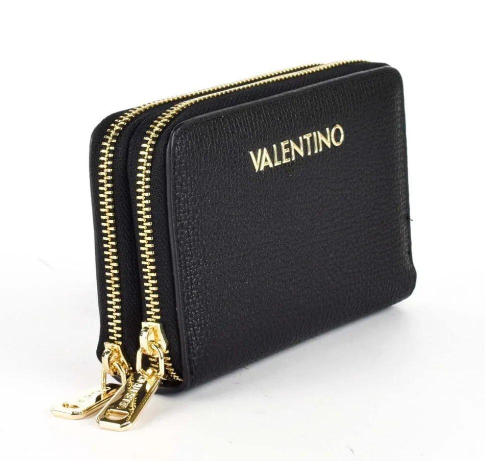 Shop Valentino Bags Portafoglio donna 2 zip Stereo RE Nero