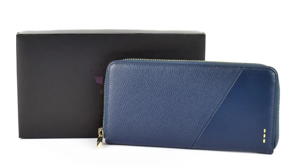 Fashion Roncato Portafoglio donna con zip Milano 620 Navy