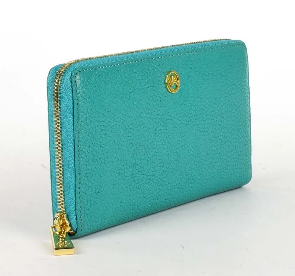Fashion Valentina Portafoglio donna con zip P3 Acqua