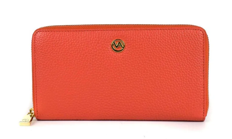 Store Valentina Portafoglio donna con zip P3 Corallo
