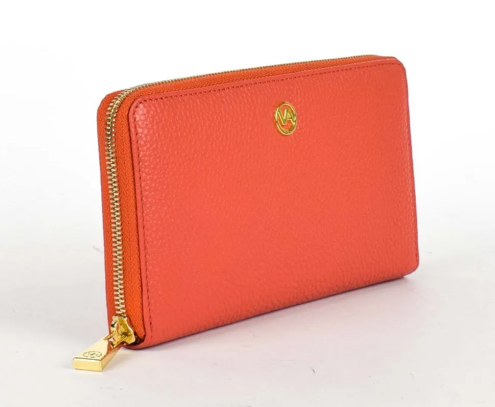 Store Valentina Portafoglio donna con zip P3 Corallo
