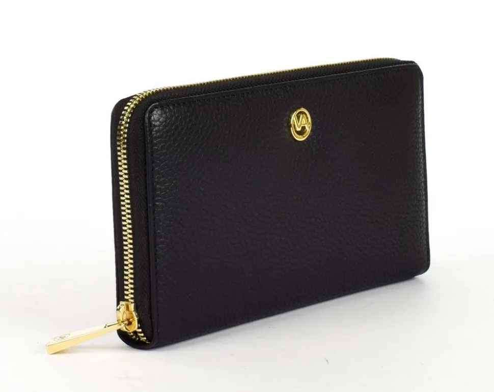 Discount Valentina Portafoglio donna con zip P3 Nero