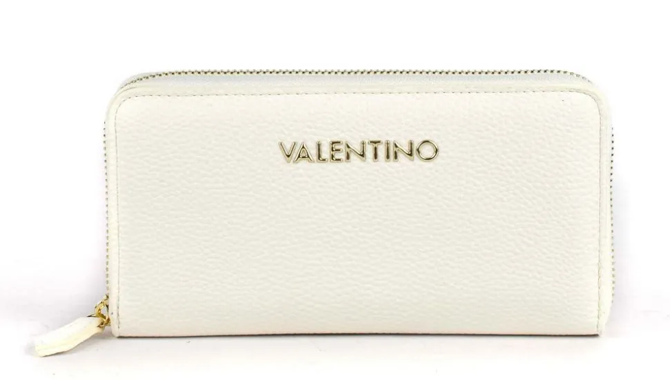 Sale Valentino Bags Portafoglio donna con zip Brixton 155 Bianco