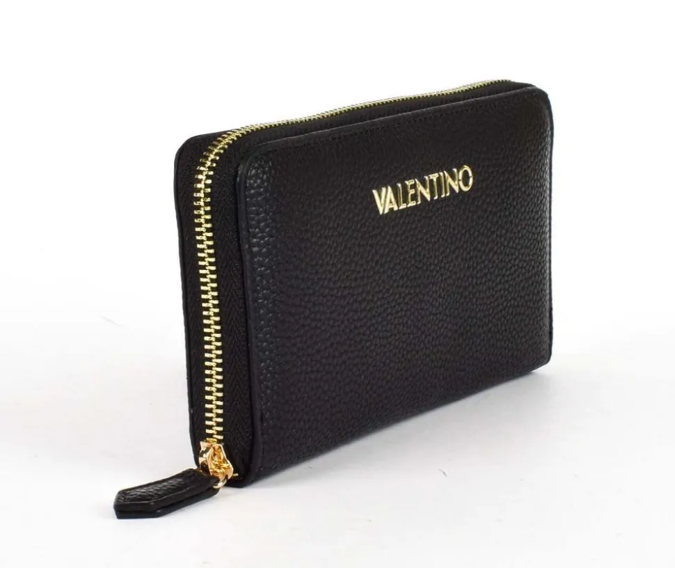 Fashion Valentino Bags Portafoglio donna con zip Brixton 155 Nero