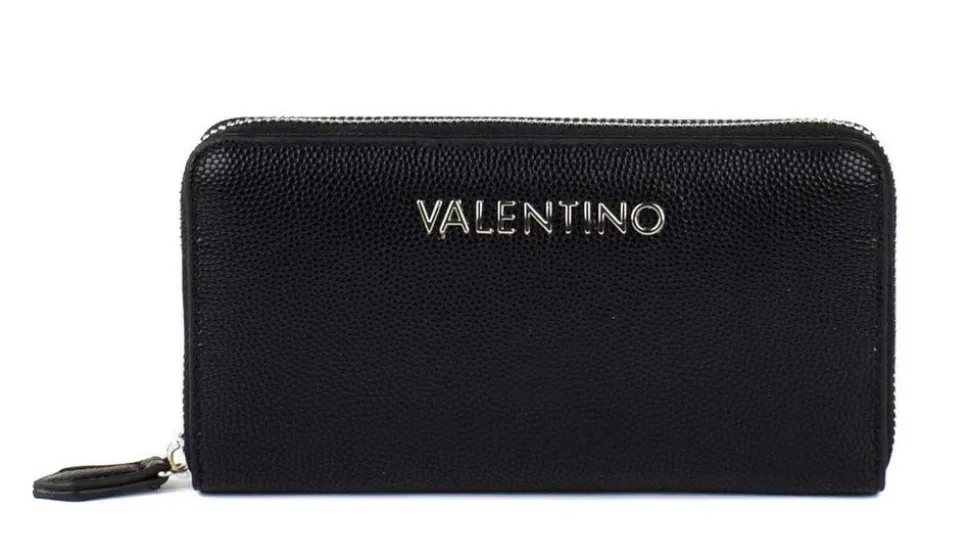 Best Valentino Bags Portafoglio donna con zip Divina Nero