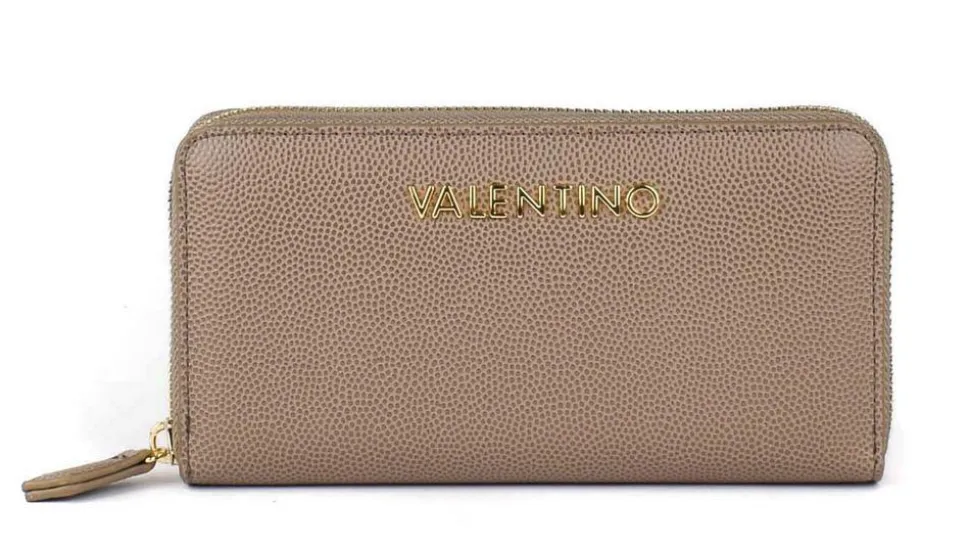 Online Valentino Bags Portafoglio donna con zip Divina Taupe
