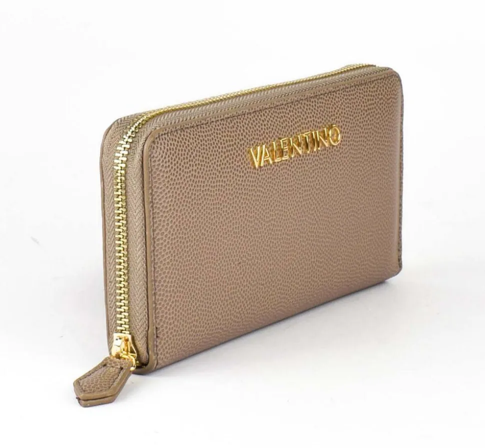 Online Valentino Bags Portafoglio donna con zip Divina Taupe