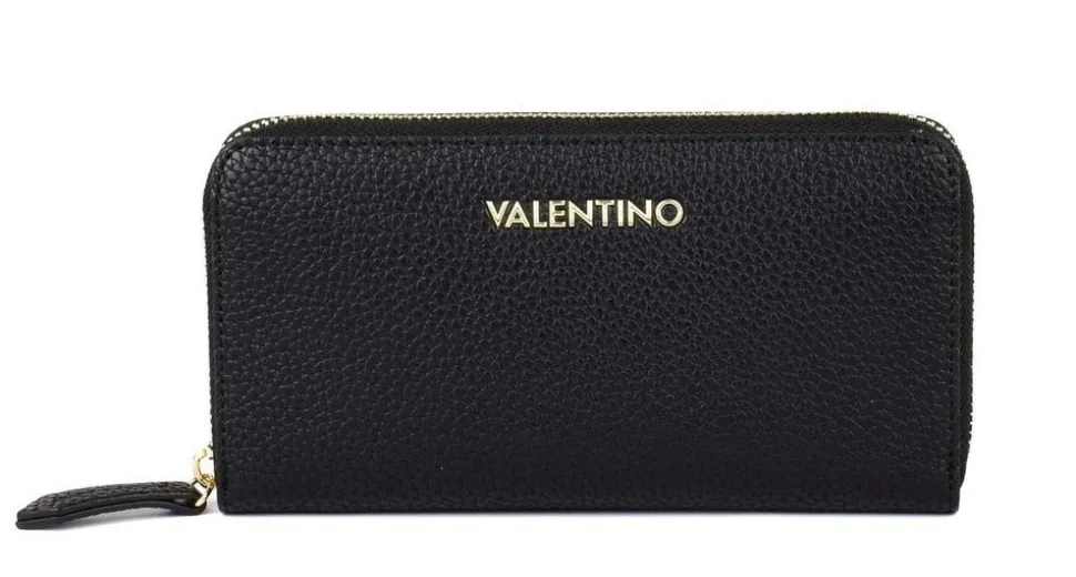 New Valentino Bags Portafoglio donna con zip Superman Nero
