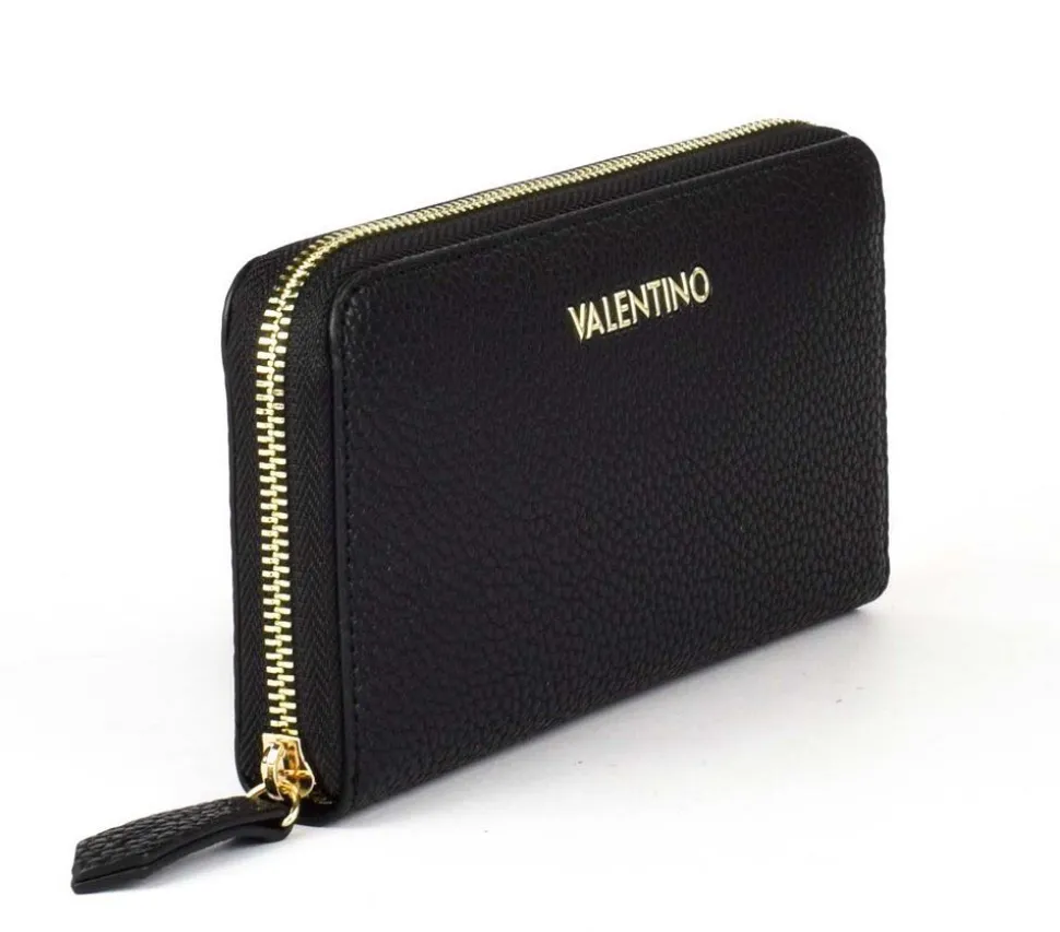 New Valentino Bags Portafoglio donna con zip Superman Nero