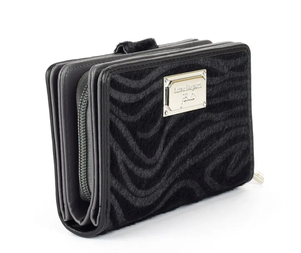 Cheap Laura Biagiotti Gold Portafoglio donna Jitters Nero