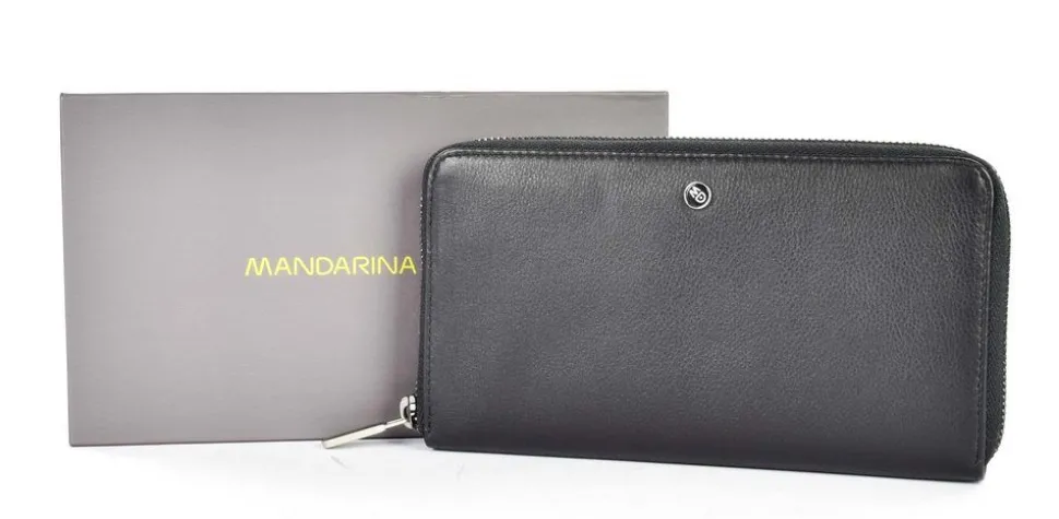 portafoglio_donna_mandarina_duck_downtown_jrp_nero_3.webp Flash Sale Mandarina Duck Portafoglio donna Downtown JRP11 Nero