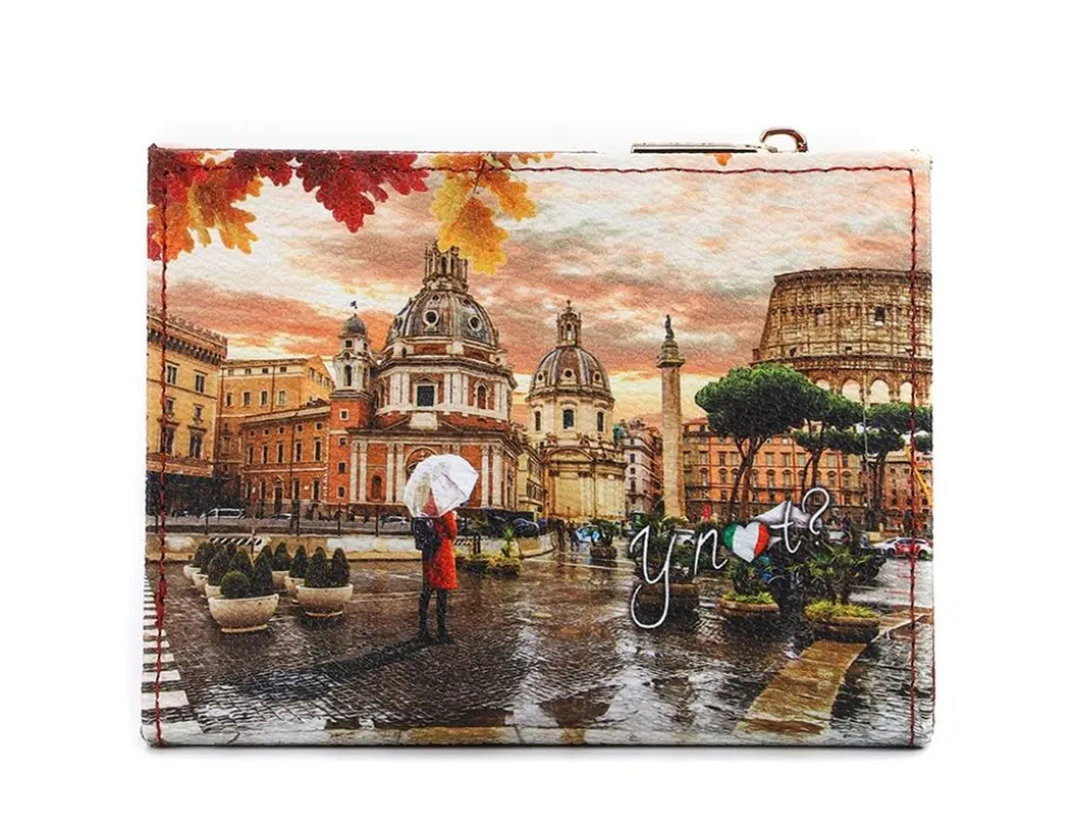 Fashion Ynot Portafoglio donna piccolo ? 654 Rome Raining RomeRaining