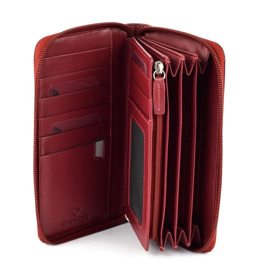 portafoglio_donna_roncato_pascal__rosso_scuro_2.webp Outlet Roncato Portafoglio donna Pascal 2930 Rosso Scuro RossoScuro