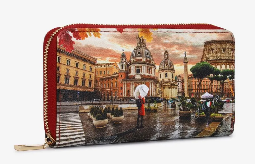 Discount Ynot Portafoglio donna ? 361 Rome Raining RomeRaining