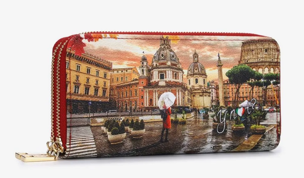 New Ynot Portafoglio donna ? 568 Rome Raining RomeRaining