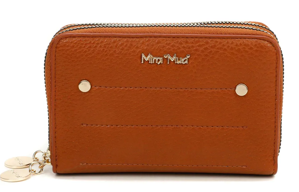 Store Mimì-Muà Portafoglio donna 2-zip Marrone