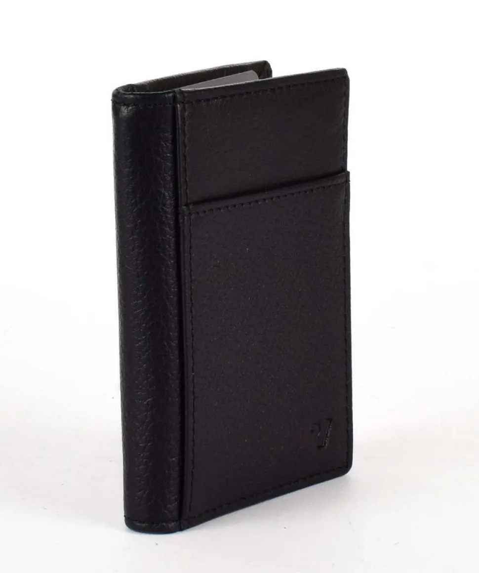 Outlet Roncato Portafoglio fermasoldi a molla Vesuvio 0026 Nero/Navy