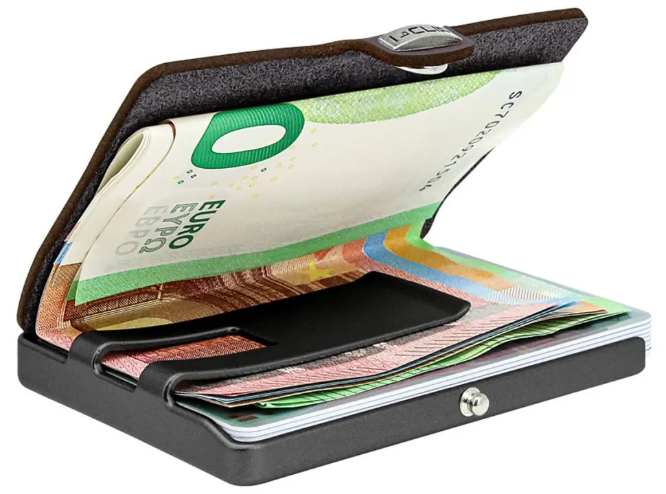 portafoglio_iclip_soft_touch_olivegunmetal_black_2.webp Store I-Clip Portafoglio Soft Touch Black Olive/Gunmetal