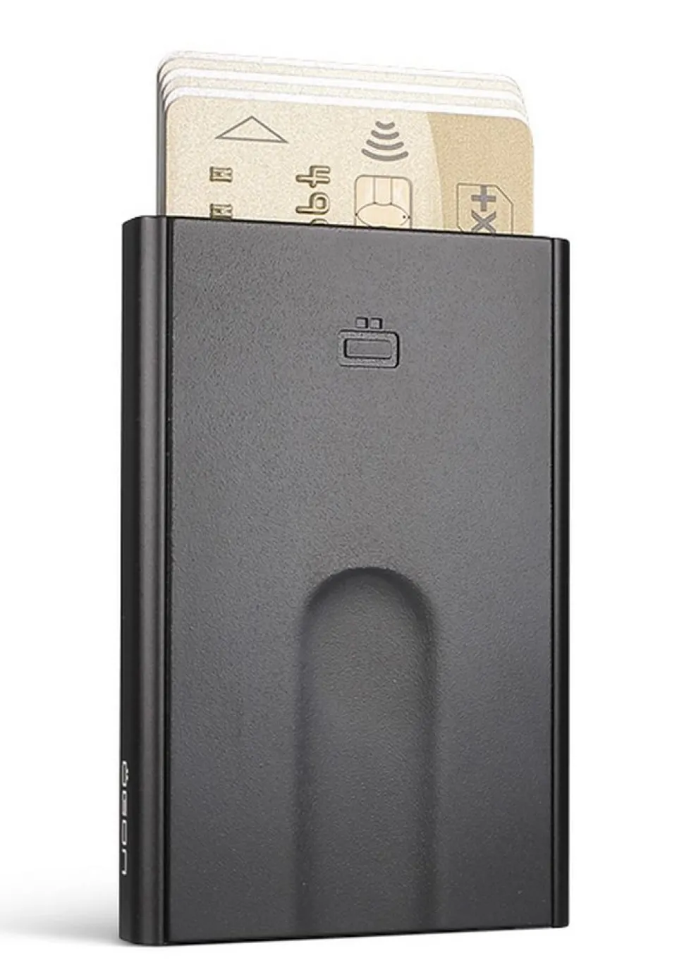 Store Ogon Design Portafoglio in alluminio Slider Opium Black OpiumBlack