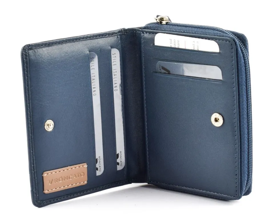 Fashion Roncato Portafoglio piccolo Rio 2230 Blu Blue