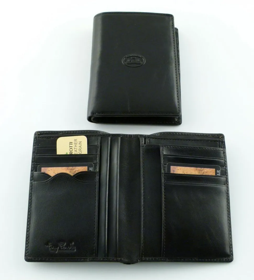Sale Tony Perotti Portafoglio portadocumenti in cuoio art 1153 nero Black
