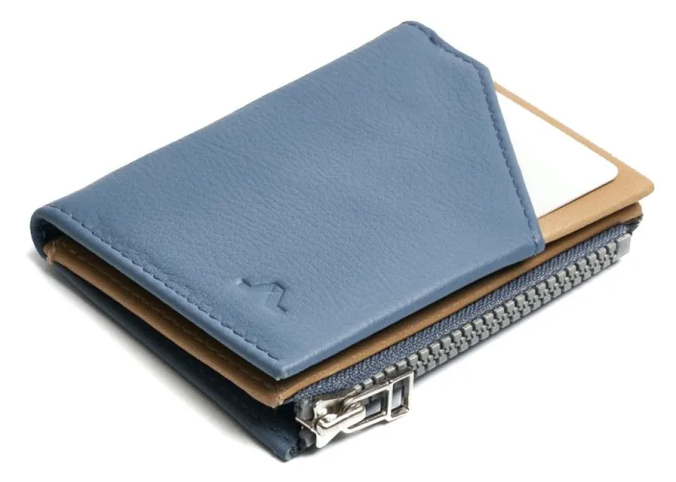 Outlet Roik Portafoglio Zip Coin Blue Capri BlueCapri
