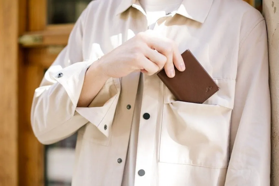 Cheap Roik Portafoglio sottile Town Brown