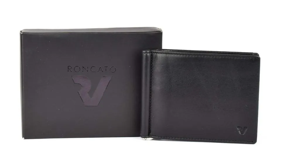 portafoglio_uomo_fermasoldi_a_molla_roncato_pascal__nero_4.webp Clearance Roncato Portafoglio uomo fermasoldi a molla Pascal 2913 Nero
