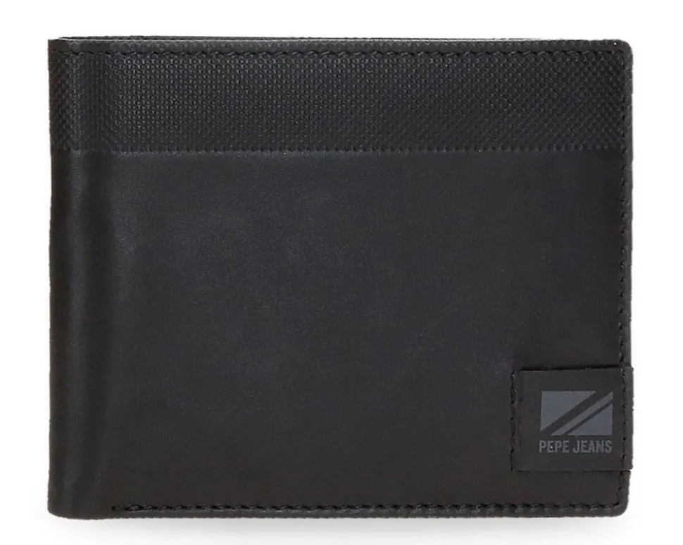 Clearance Pepe Jeans Portafoglio uomo Topper Nero