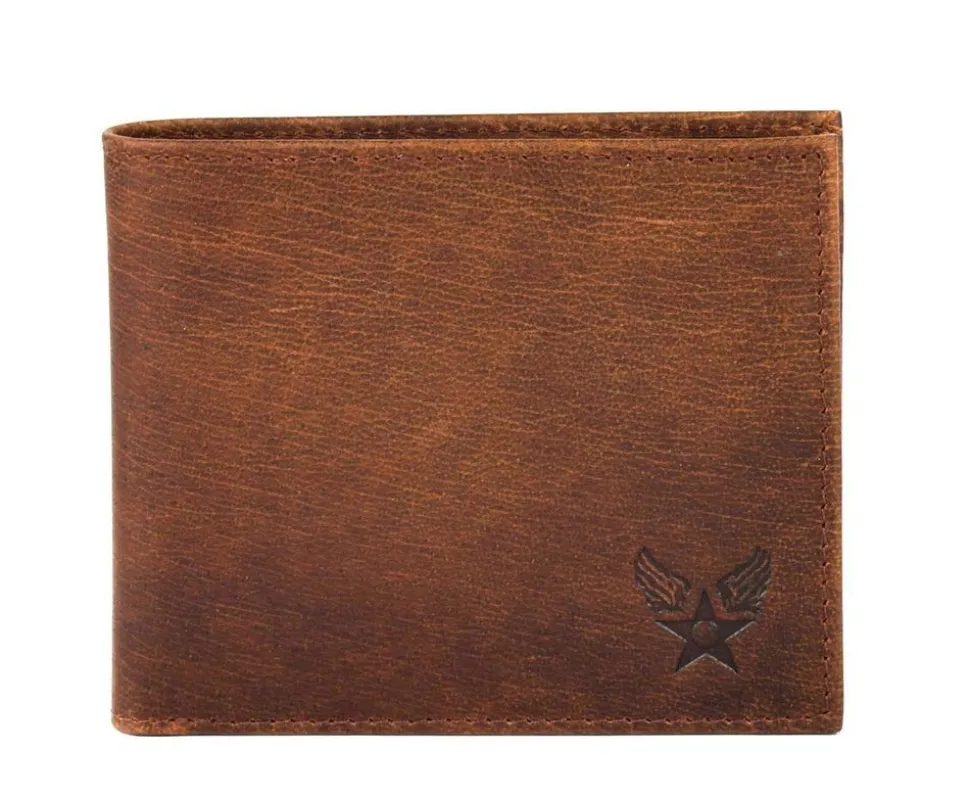 Clearance Avirex Portafoglio uomo piccolo Durango DRN06 Cognac