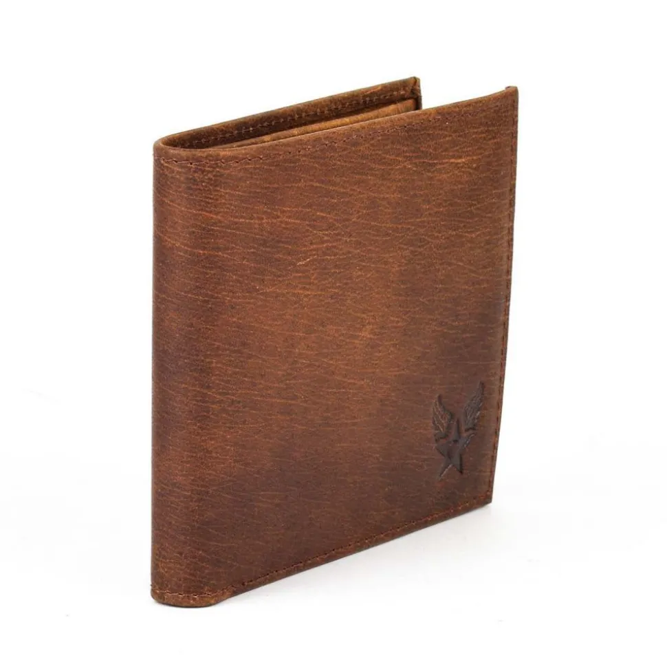 Clearance Avirex Portafoglio uomo piccolo Durango DRN06 Cognac