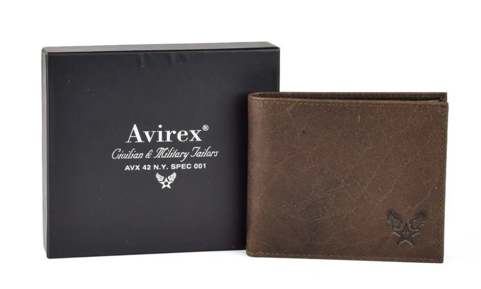 portafoglio_uomo_piccolo_avirex_durango_drn_marrone_4.webp Sale Avirex Portafoglio uomo piccolo Durango DRN06 Marrone
