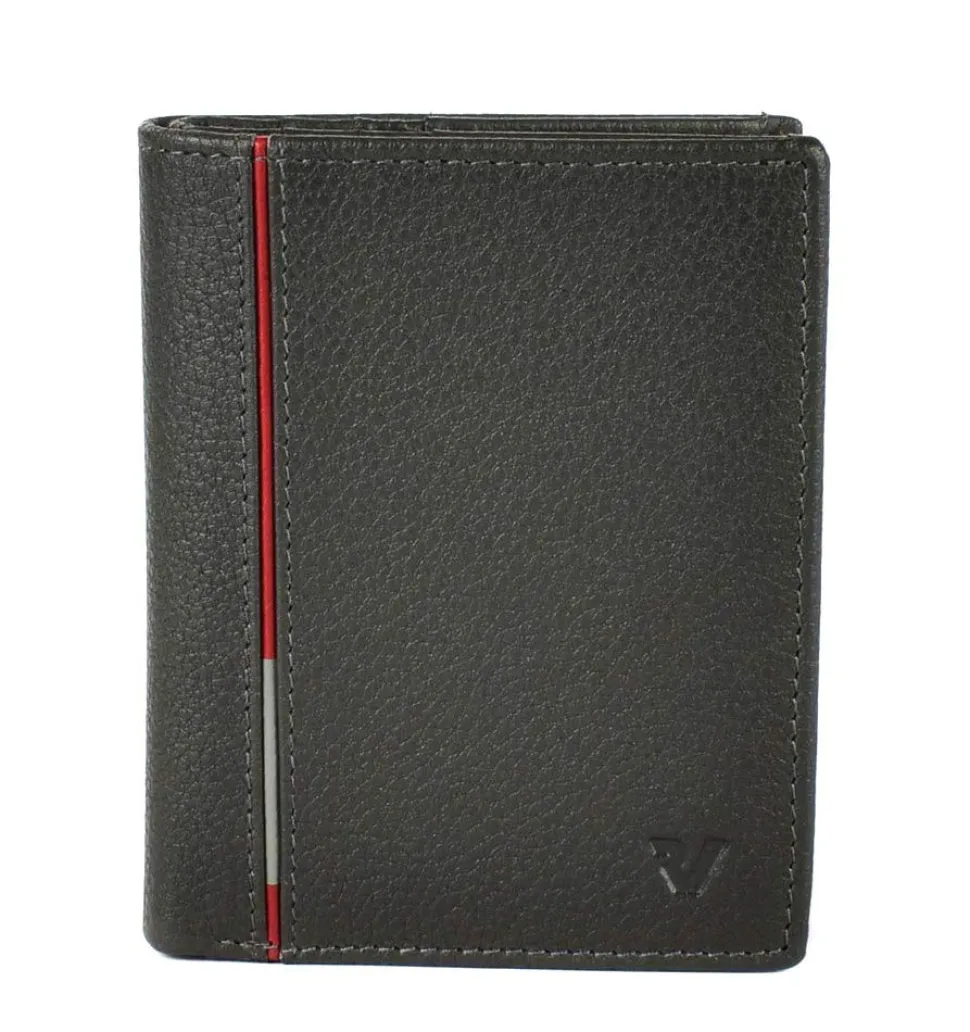Online Roncato Portafoglio uomo piccolo Boston 2634 Antracite