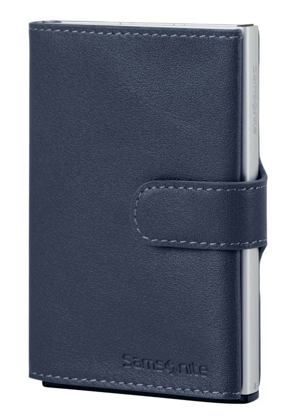 Clearance Samsonite Portafoglio uomo piccolo Alu Fit Blu