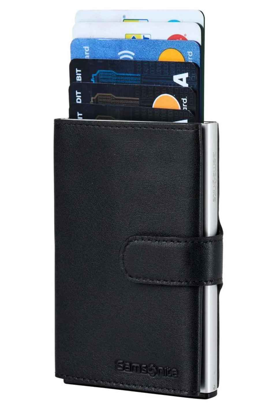 Online Samsonite Portafoglio uomo piccolo Alu Fit Nero