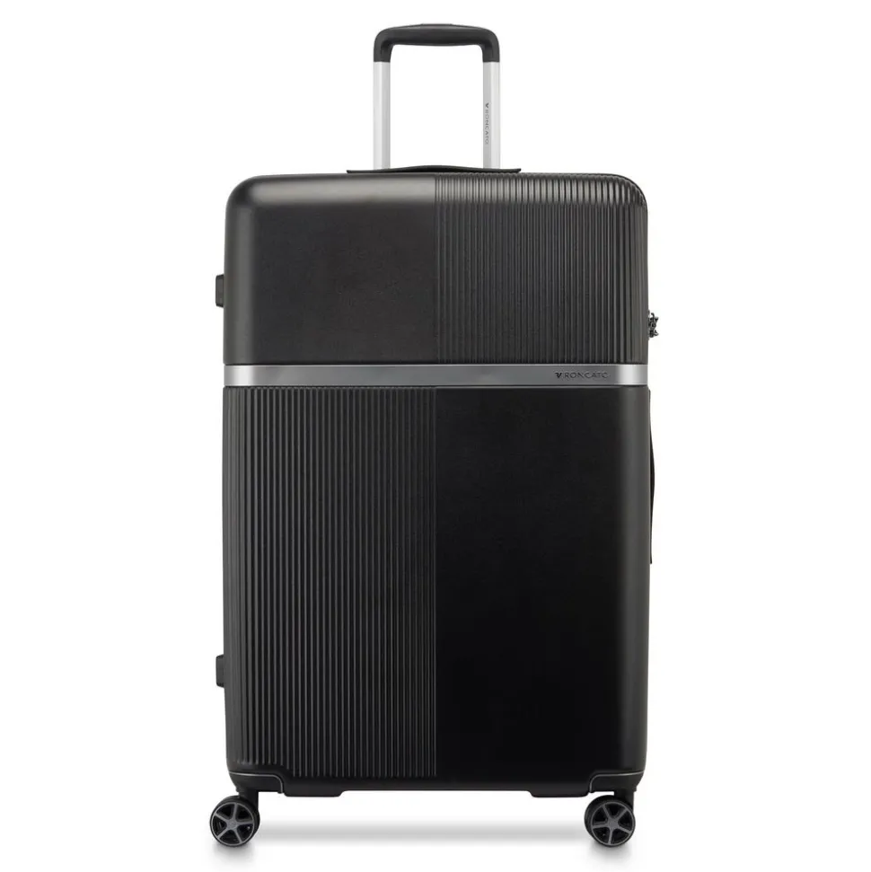 Discount Roncato Set 3 Trolley espandibili AirGlam Nero