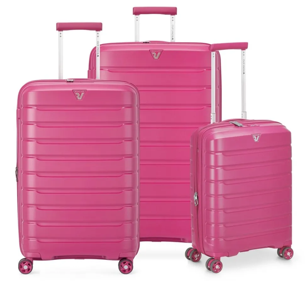 Cheap Roncato Set 3 Trolley espandibili B-Flying Magenta