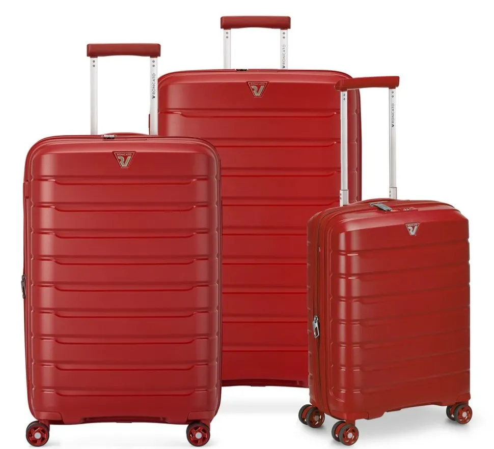 Discount Roncato Set 3 Trolley espandibili B-Flying Rosso