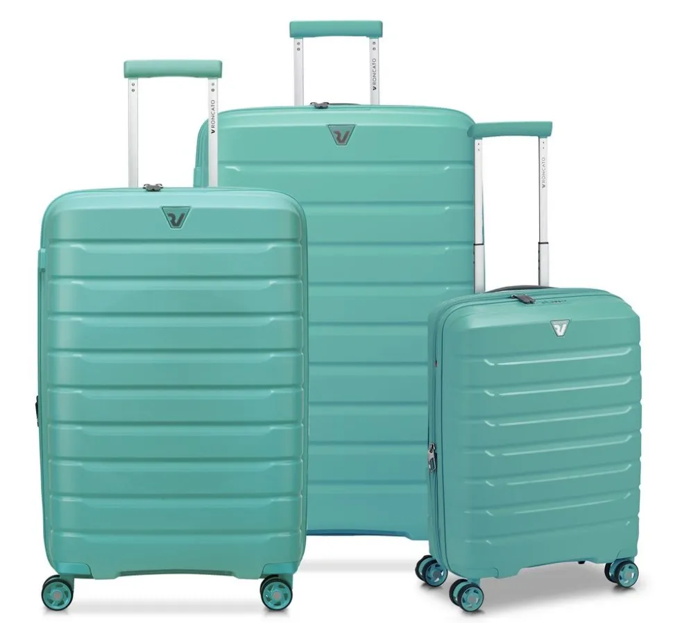 New Roncato Set 3 Trolley espandibili B-Flying Salvia