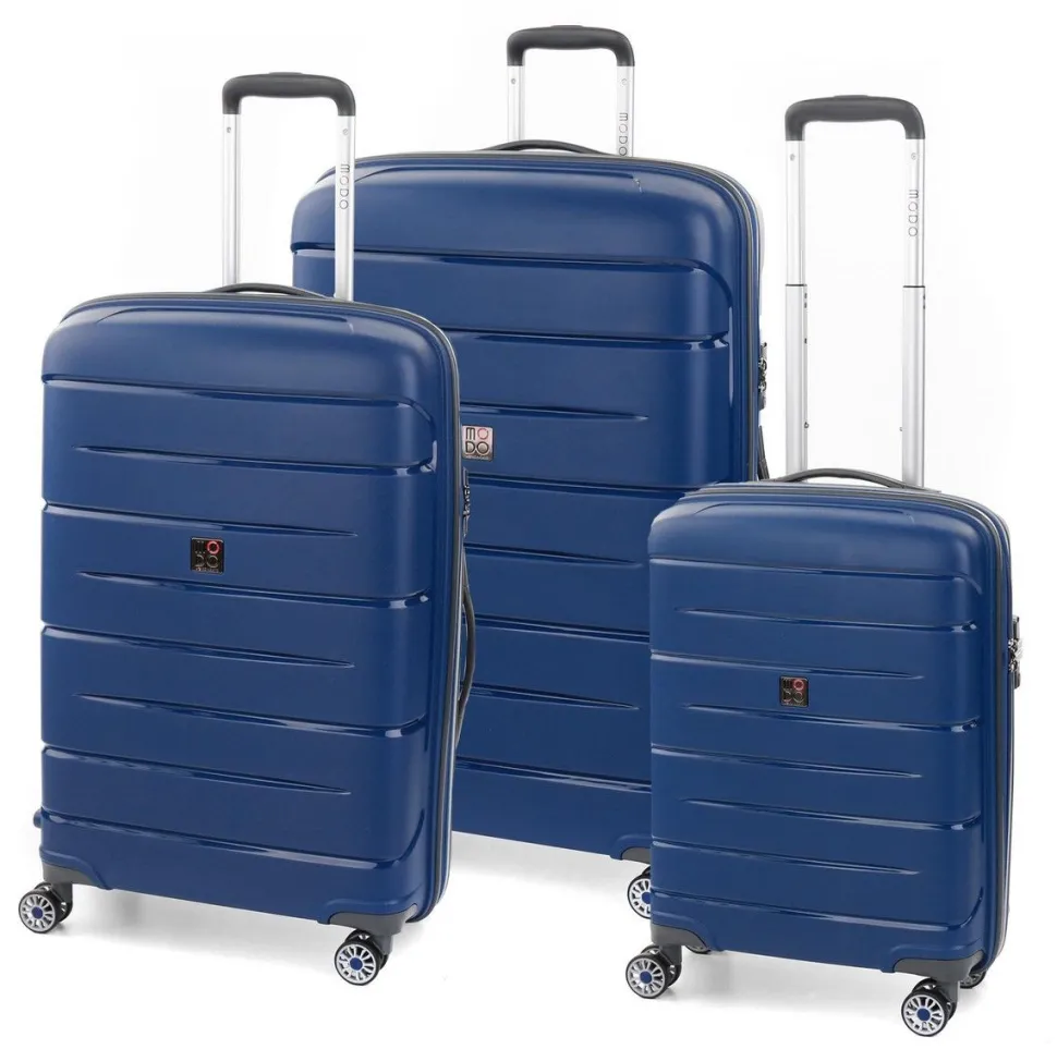 Clearance Modo by Roncato Set 3 Trolley Starlight 2.0 Blu