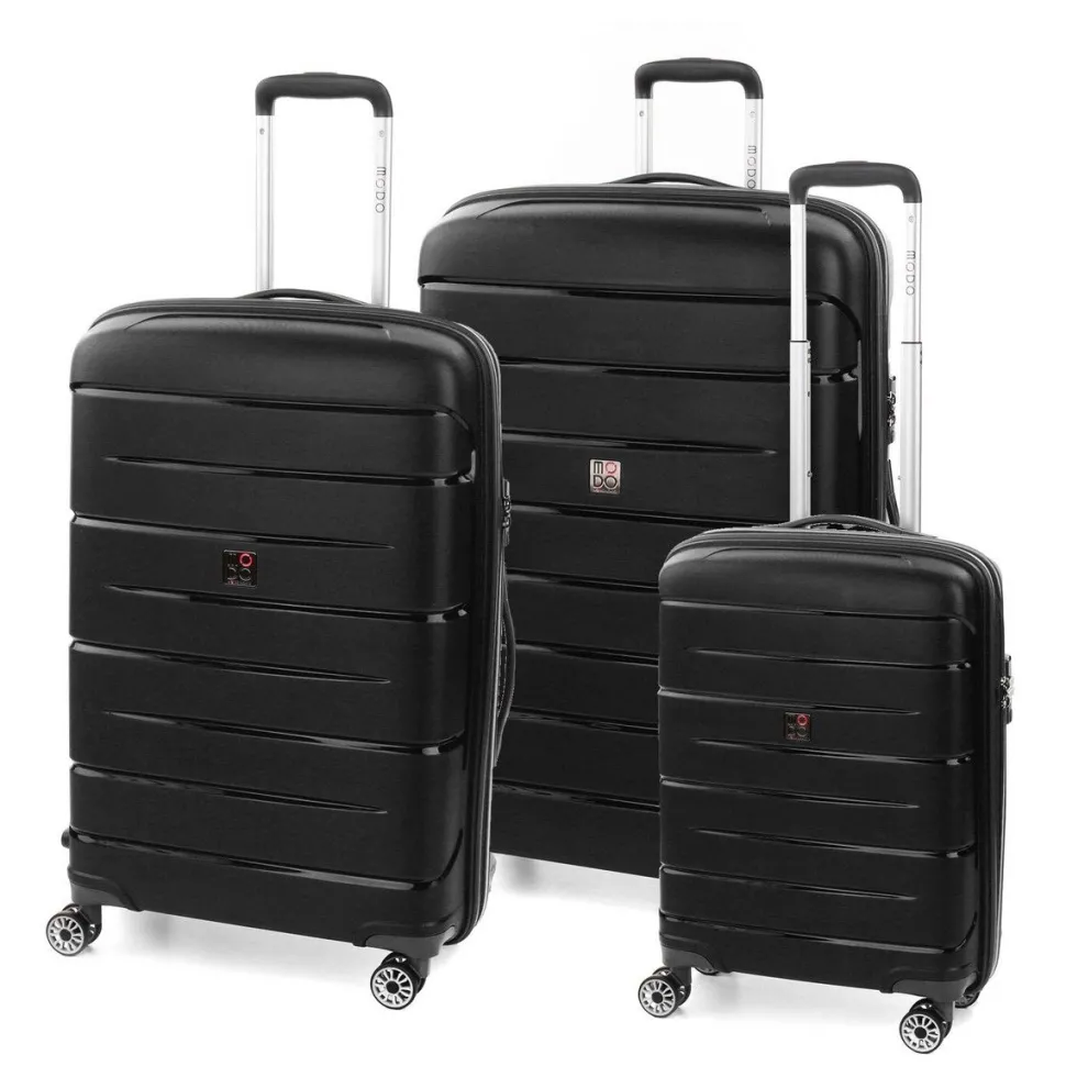Clearance Modo by Roncato Set 3 Trolley Starlight 2.0 Nero