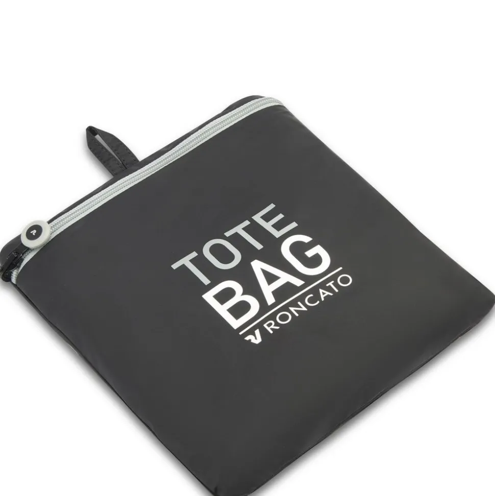 Hot Roncato Shopper bag pieghevole Compact 2013 Nero Fumo NeroFumo