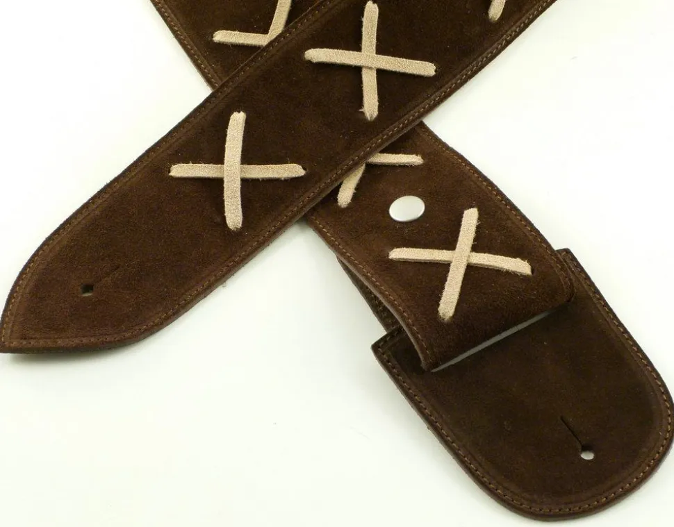 tracolla_per_chitarrabasso_in_pelle_gilmodel_marrone_3.webp Outlet Strap'N'Roll Tracolla per chitarra/basso in pelle Gilmodel marrone Brown