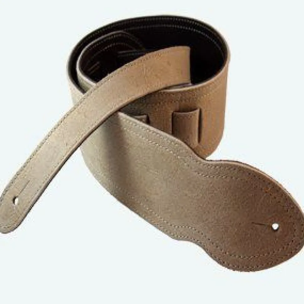 Cheap Strap'N'Roll Tracolla per chitarra/basso in pelle Standard line Beige