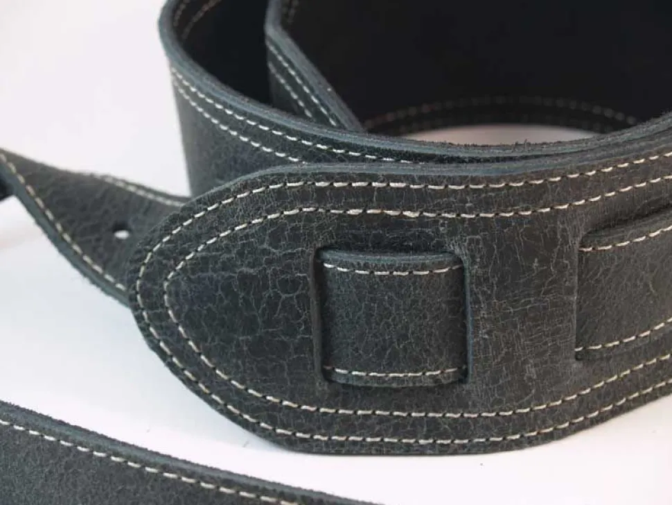 tracolla_per_chitarrabasso_in_pelle_standard_line_nera_2.webp Fashion Strap'N'Roll Tracolla per chitarra/basso in pelle Standard line nera Black