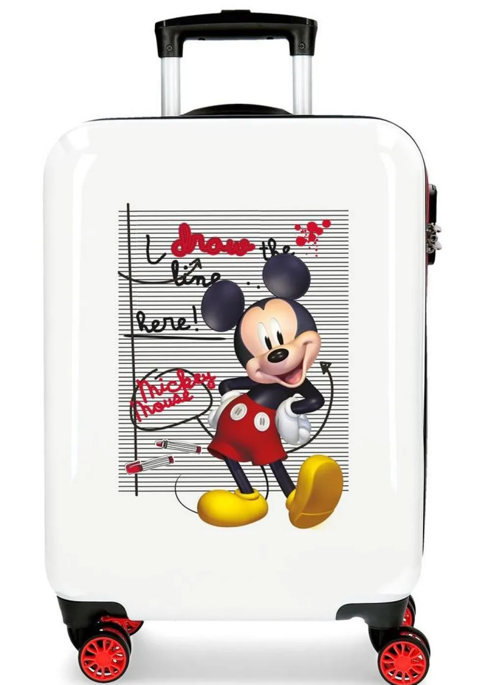 Best Disney Trolley cabina Mickey Draw the Line Bianco MickeyDrawtheLineBianco