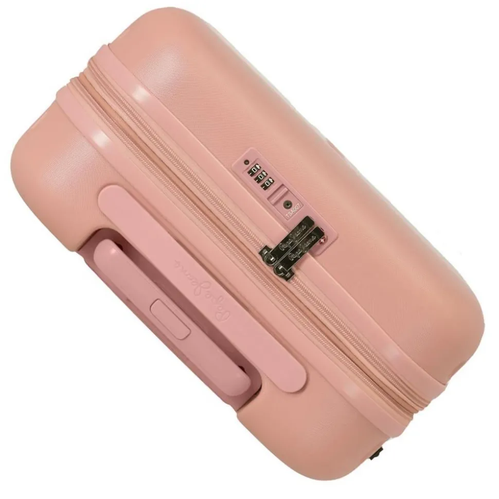 trolley_cabina_espandibile_pepe_jeans_highlight_rosa_13.webp Online Pepe Jeans Trolley cabina espandibile Highlight Rosa